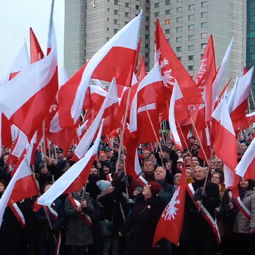 Historyczna blokada centrum Poznania